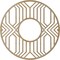 Ekena Millwork Empire Wood Fretwork Pierced Ceiling Medallion, Hickory, 28"OD x 10 1/4"ID x 1/4"T CMWP28X28X0250EPHI - alternate 5